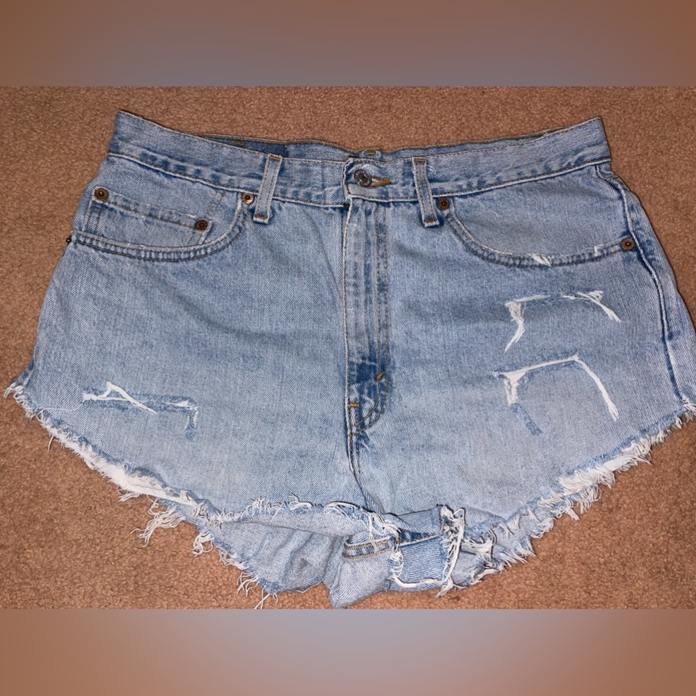 Woman’s Levi Jean shorts high rise size 10